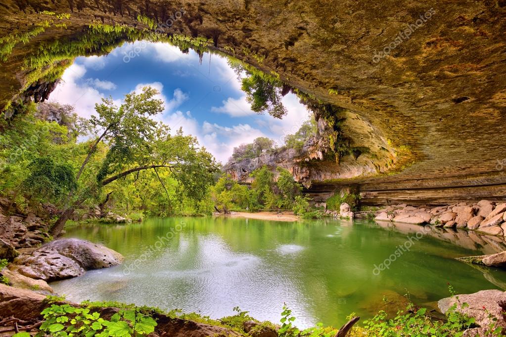 Hamilton Pool sink hole, Texas, United States