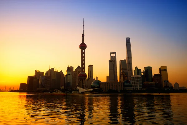 Shanghai bei Sonnenaufgang — Stockfoto