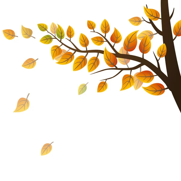 Branche d'automne — Image vectorielle