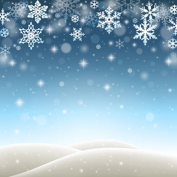 Holiday vinterlandskap — Stock vektor