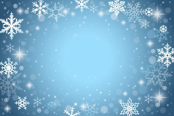 Bleu fond d'hiver — Image vectorielle