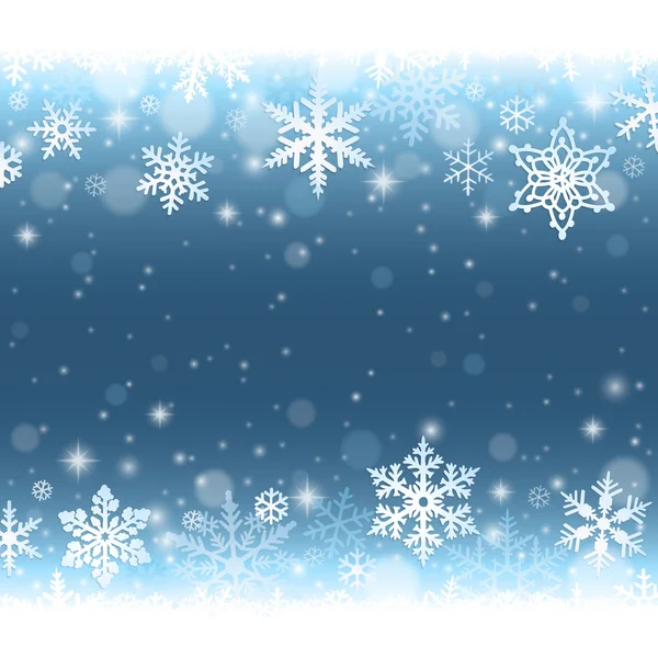Blue Winter background — Stock Vector