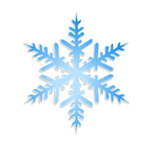 Flocon de neige Blue Vector — Image vectorielle