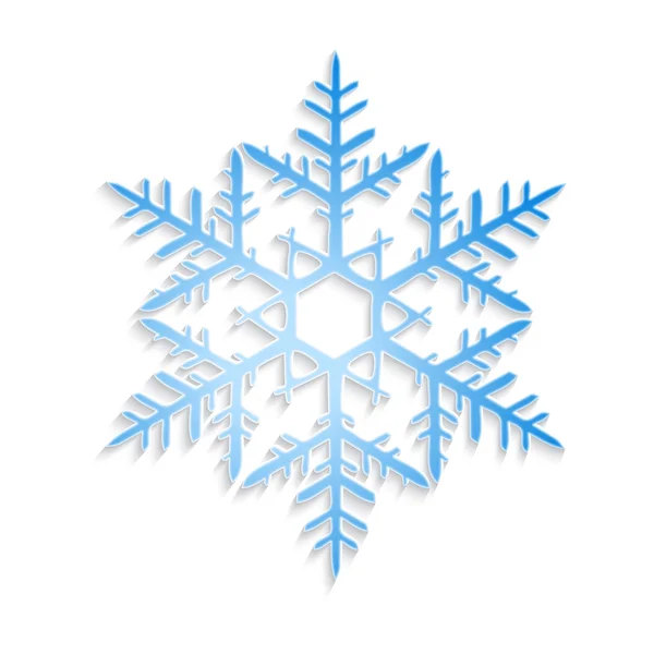 Flocon de neige Blue Vector — Image vectorielle