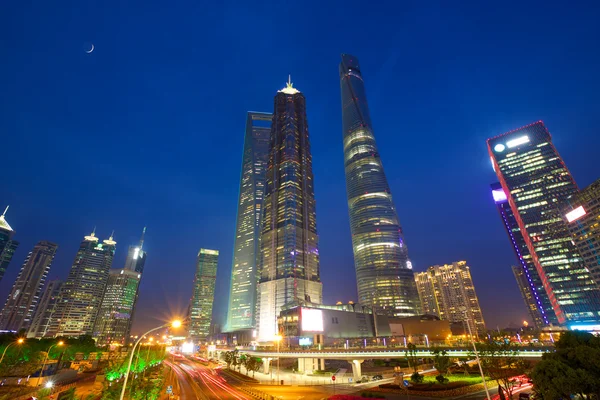 上海城市的摩天大楼 — 图库照片
