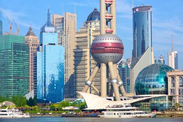 Shanghai Pudong αρχιτεκτονική — Φωτογραφία Αρχείου