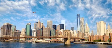 Manhattan skyline panorama
