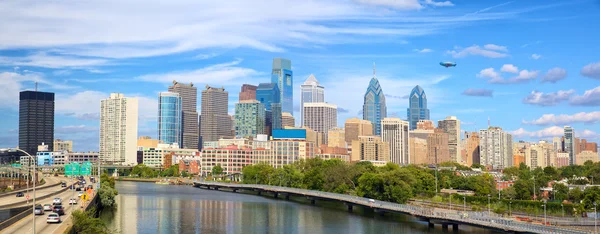 Philadelphia stadsgezicht panorama — Stockfoto