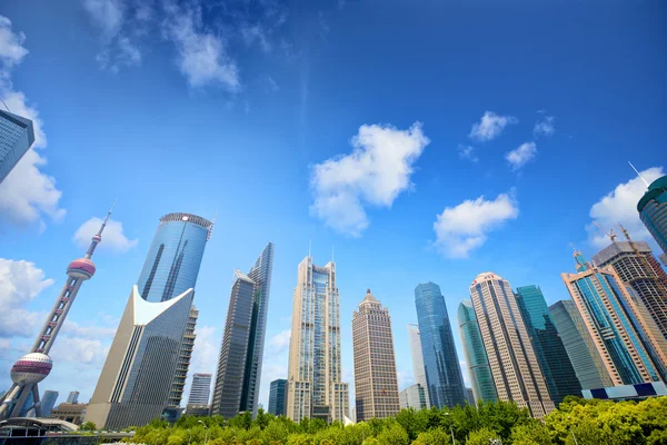 Shanghai modernes Stadtbild — Stockfoto