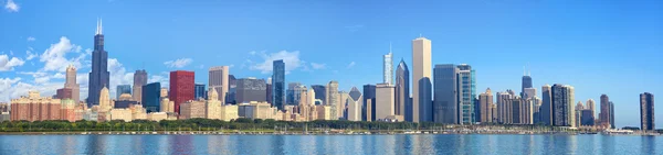 Panorama do horizonte de Chicago — Fotografia de Stock
