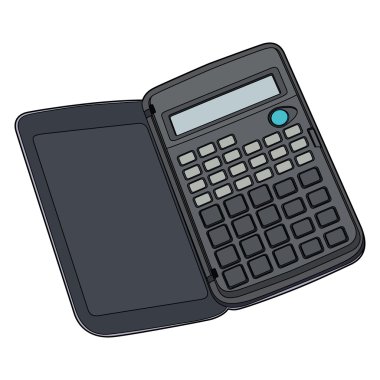 elektronik hesap makinesi vektör çizim