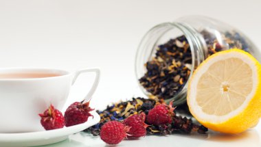 Çay ve ahududu
