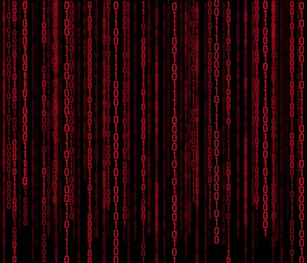 Beautiful Background Binary Code Black Background — Stock Photo, Image