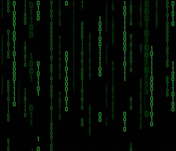 beautiful background with binary code on black backgroun