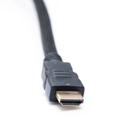 hdmi bağlantı kablosunun fotoğrafı u kapat