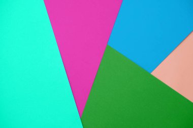 Renkli kağıt üst görünümünden güzel bir arkaplan