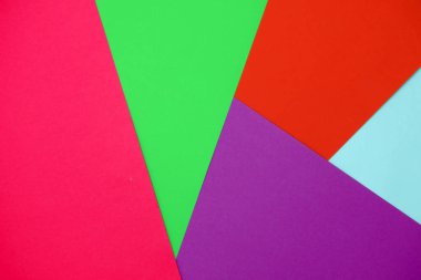 Renkli kağıt üst görünümünden güzel bir arkaplan