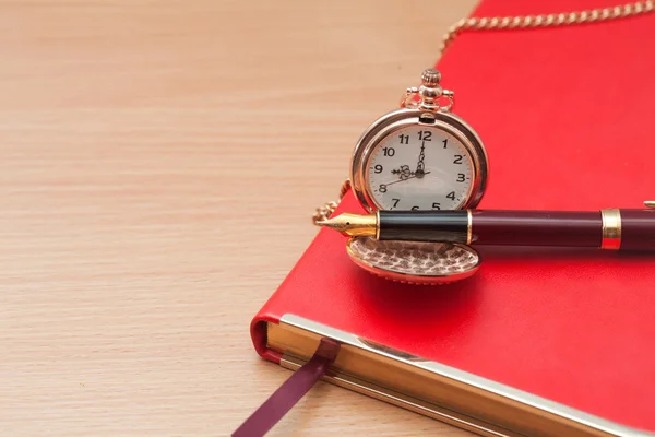 Notebook and pen — Stock Photo, Image