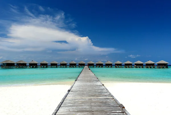 Wasserbungalows — Stockfoto