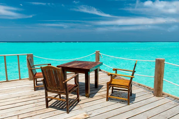 Strandbar Rechtenvrije Stockafbeeldingen