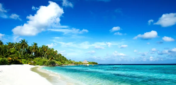 Panorama de playa tropical — Foto de Stock