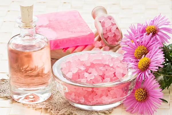 Conjunto de tratamento Spa — Fotografia de Stock