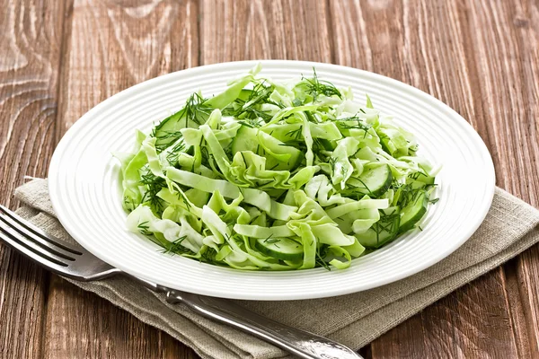 Ensalada de pepino de col — Foto de Stock