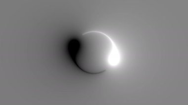 Dönen Maske Yin Yang Basamaklı Döndürme Döndürme Dengesi Muhalefeti