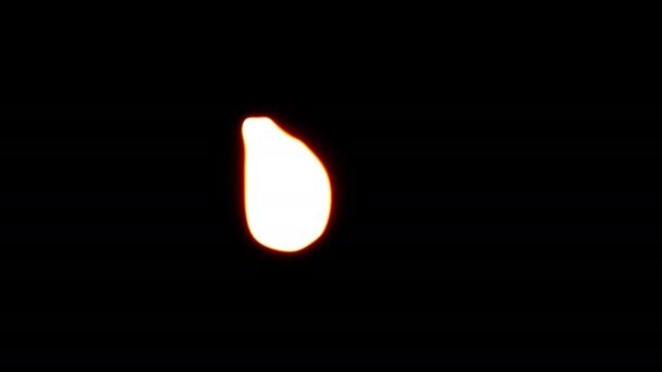 Blob Hot χωνευτό μπάλα Blobby Bolus Ενέργειας Μπάλες πλάσματος ανάμιξη — Αρχείο Βίντεο