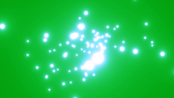 Slow Moving Balls of Gravity Blobs Forma Estrelas Flutuando Movimento Gentil — Vídeo de Stock