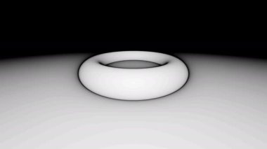 Torus Donut Yuvarlak Toroid Darbeli Hücre Gölgeli Maskesi