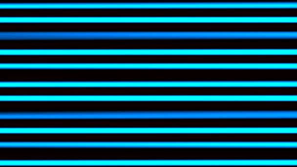 Líneas de cielo azul Marco de llenado de luz de Cerulean horizontalmente — Vídeos de Stock