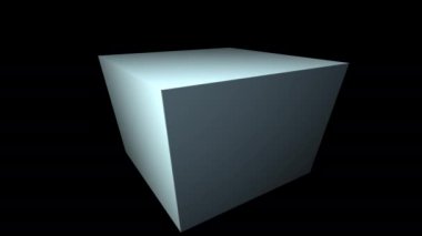 Dönen 3d Hazırlanmış Küp Kutusu Döndürme Maskesi