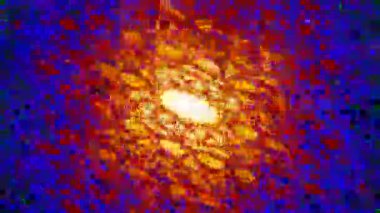 Güneş patlaması Soyut Hücre Gölgeli Karikatür Kompleksi Yıldız Deseni Arkaplanı