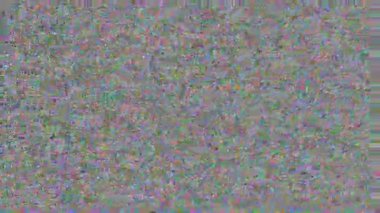 Düşük Çözünürlüklü Renkli Statik Gürültü Dikdörtgen Pikselleri