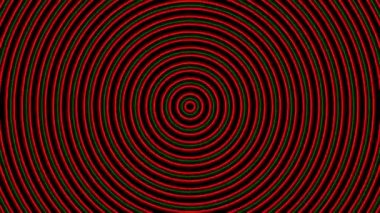 Birincil Renkli Yüzükler Güzel Siyah Arkaplana Küçülüyor