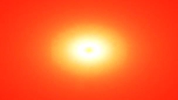 スターバースト不規則な太陽フレアいくつかの活動概要｜Orange Star — ストック動画