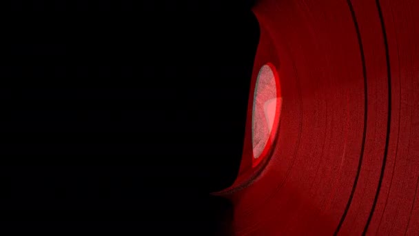 Bewegendes Vorwölbtes Herzgeräusch Statisches Wegspülen Rotes Liebessymbol — Stockvideo