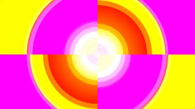 Parlak 60 'lı yılların Pembe Tonları' nın Dört Parça Bölümleri