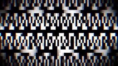 Tek Renkli Çizgilerin Düşük Res 2-bit Soyut Taşıma Satırları