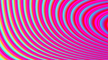 Köşeden çıkan Pembe Eğriler Dalgaları