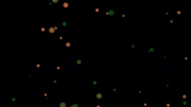 Küçük Işıklar Çerçevede Yavaşça Hareket Ediyor