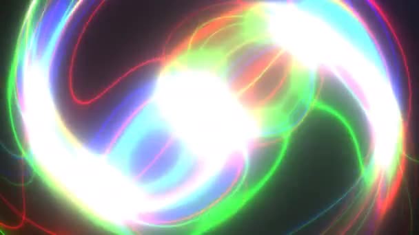 Zhroucení světel do hlavní gravitační nálevky — Stock video