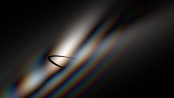 Patrón de onda de luz suave y sutil con cinta móvil de oscuridad — Vídeo de stock