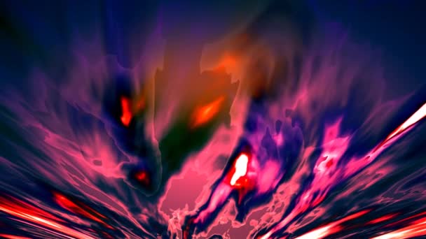 Abstract Wind Geblazen Trippy Fantasy Woestijn Mystieke Mystieke Visie — Stockvideo