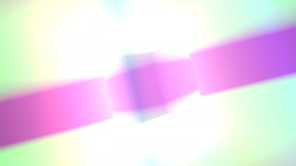 Kostka se převaluje s mlhou Osvětlení mlhavé projekce — Stock video