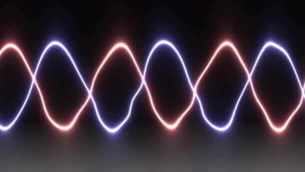 闪光脉动振荡器闪动闪动冲程波形振荡器 — 图库视频影像