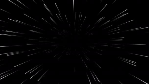 Schneller Flug in diese Sternenmaske — Stockvideo