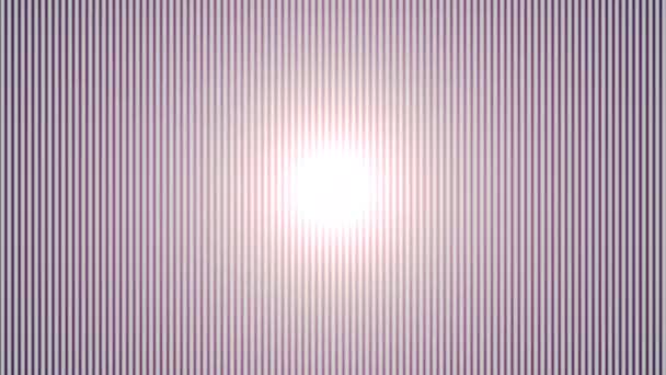 Solljus lyser på panelen av vertikala linjer — Stockvideo