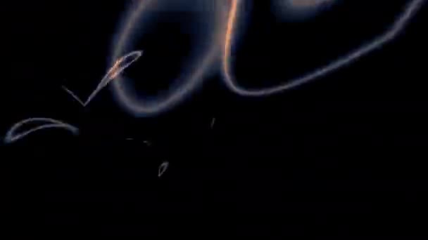 Випадкові Космічні Шорсткі Ранкові Попереджені Формації — стокове відео